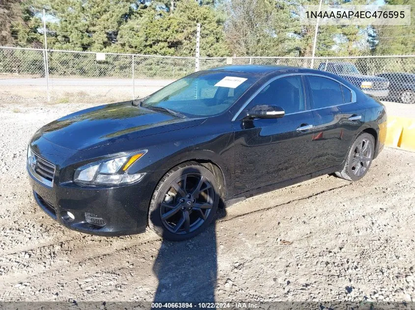 2014 Nissan Maxima 3.5 Sv VIN: 1N4AA5AP4EC476595 Lot: 40663894