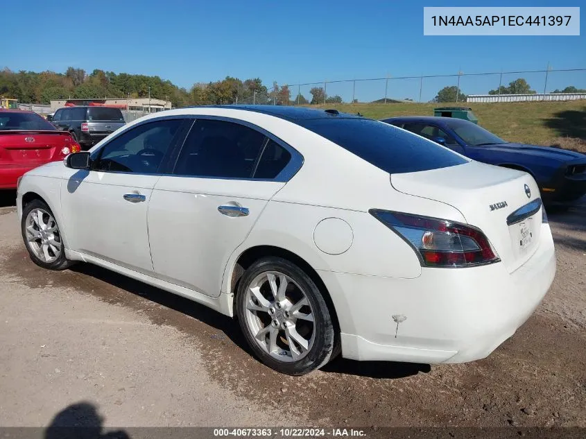 2014 Nissan Maxima 3.5 Sv VIN: 1N4AA5AP1EC441397 Lot: 40673363