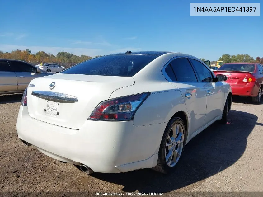 2014 Nissan Maxima 3.5 Sv VIN: 1N4AA5AP1EC441397 Lot: 40673363