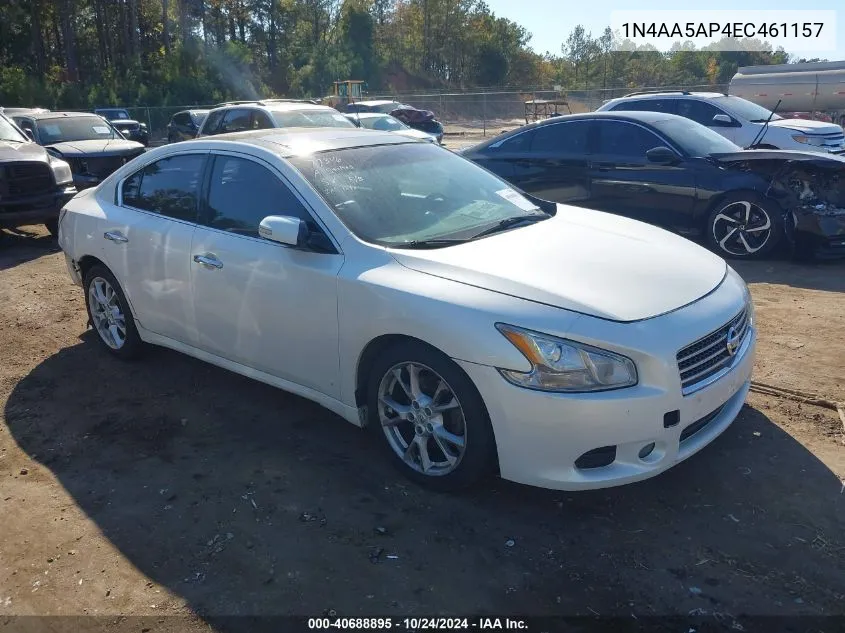 2014 Nissan Maxima 3.5 Sv VIN: 1N4AA5AP4EC461157 Lot: 40688895