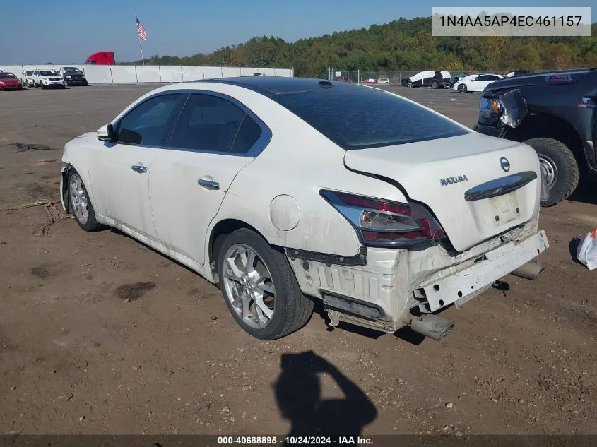 2014 Nissan Maxima 3.5 Sv VIN: 1N4AA5AP4EC461157 Lot: 40688895