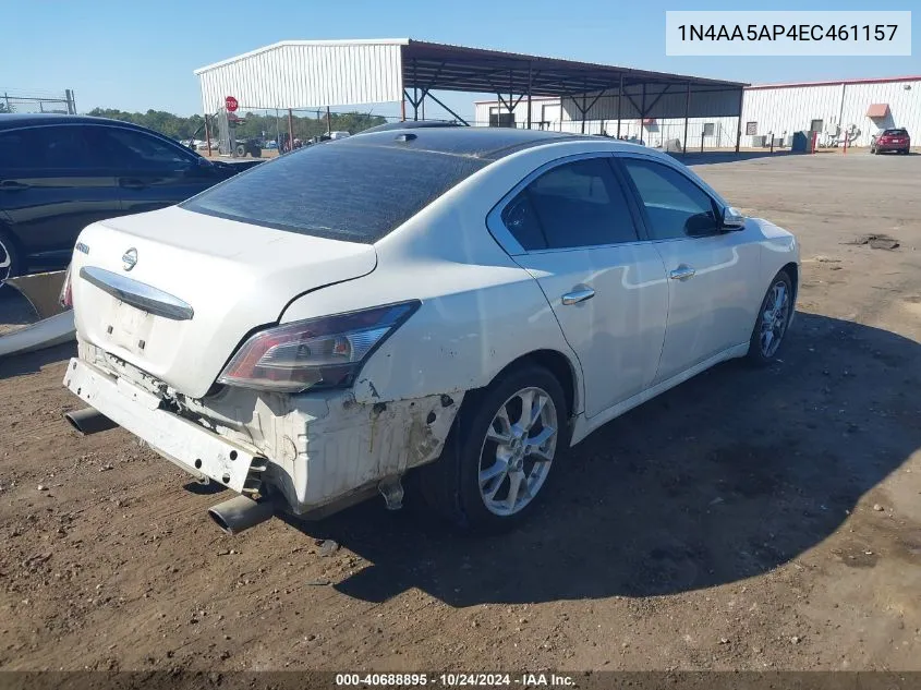 2014 Nissan Maxima 3.5 Sv VIN: 1N4AA5AP4EC461157 Lot: 40688895