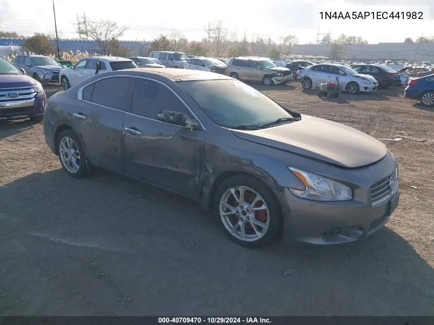 2014 Nissan Maxima 3.5 Sv VIN: 1N4AA5AP1EC441982 Lot: 40709470