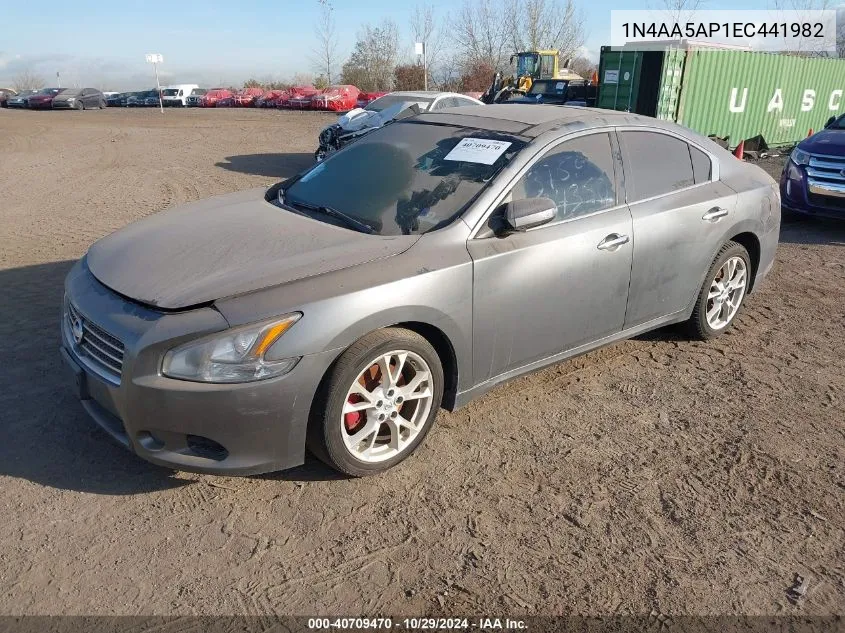 2014 Nissan Maxima 3.5 Sv VIN: 1N4AA5AP1EC441982 Lot: 40709470