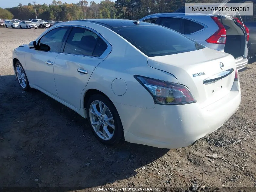 2014 Nissan Maxima 3.5 Sv VIN: 1N4AA5AP2EC459083 Lot: 40711826