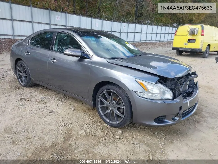 1N4AA5AP3EC475633 2014 Nissan Maxima 3.5 Sv