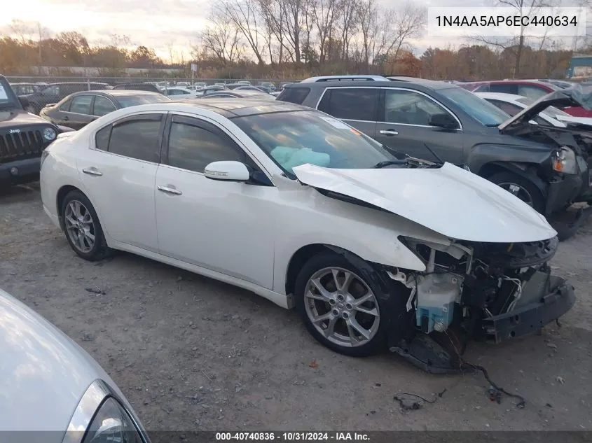 2014 Nissan Maxima 3.5 Sv VIN: 1N4AA5AP6EC440634 Lot: 40740836