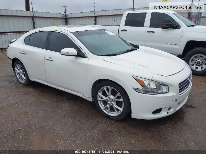 2014 Nissan Maxima 3.5 Sv VIN: 1N4AA5AP2EC456166 Lot: 40743755