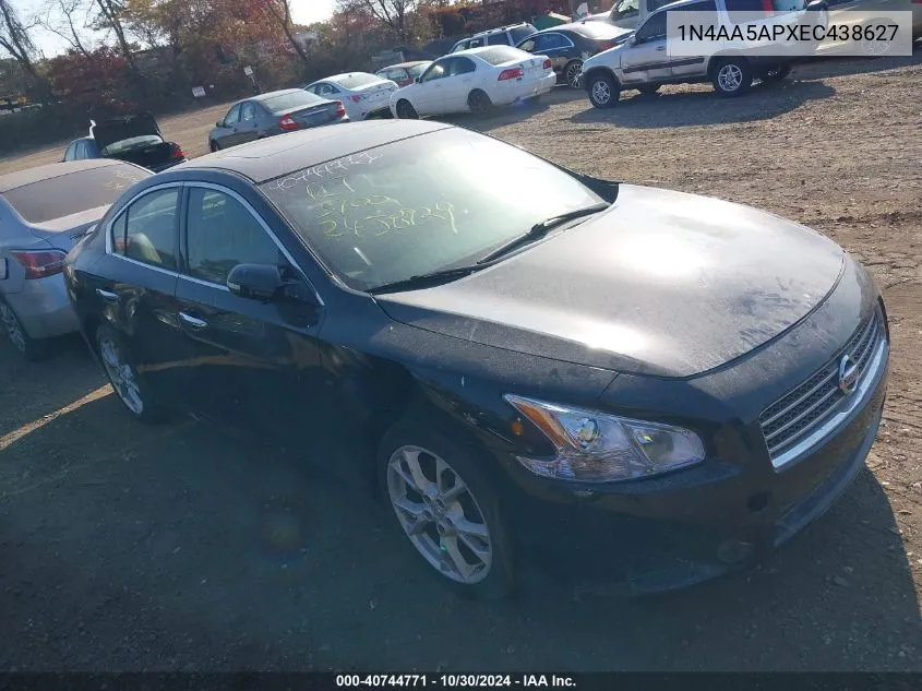 2014 Nissan Maxima 3.5 Sv VIN: 1N4AA5APXEC438627 Lot: 40744771