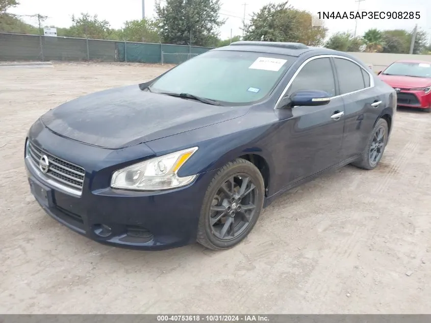 2014 Nissan Maxima 3.5 S VIN: 1N4AA5AP3EC908285 Lot: 40753618