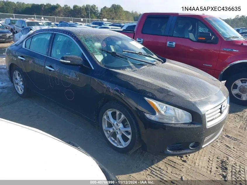 1N4AA5APXEC436635 2014 Nissan Maxima 3.5 Sv