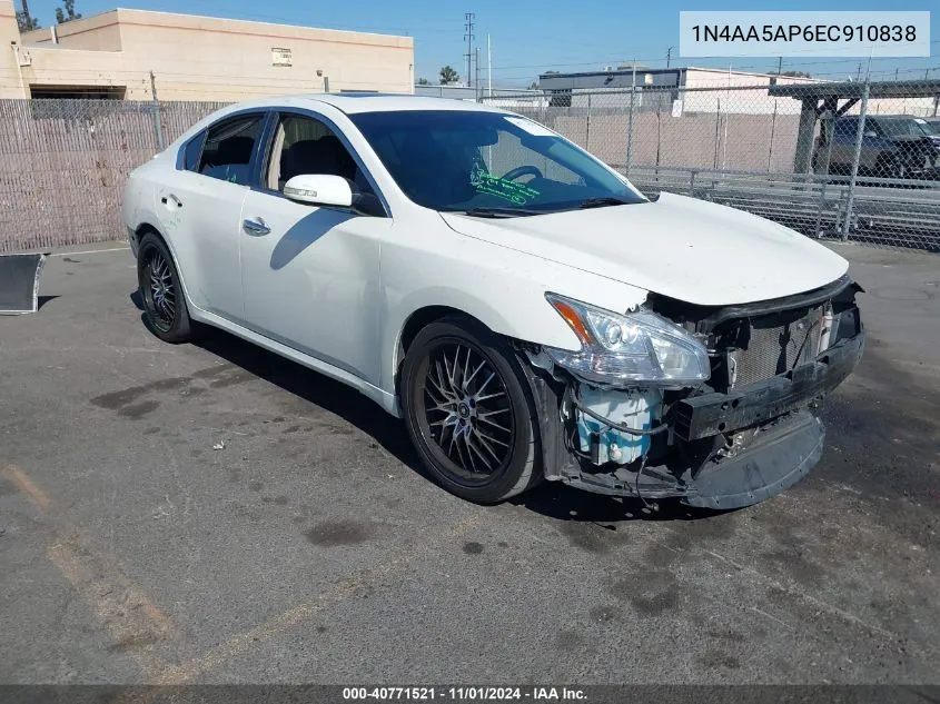 1N4AA5AP6EC910838 2014 Nissan Maxima 3.5 Sv