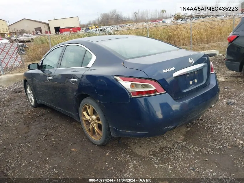 1N4AA5AP4EC435223 2014 Nissan Maxima 3.5 S/3.5 Sv