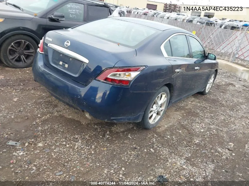 1N4AA5AP4EC435223 2014 Nissan Maxima 3.5 S/3.5 Sv