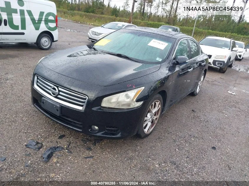 2014 Nissan Maxima 3.5 Sv VIN: 1N4AA5AP8EC454339 Lot: 40798285