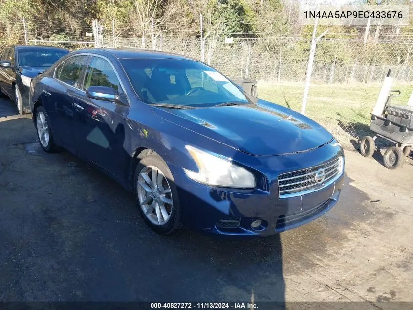 2014 Nissan Maxima 3.5 S VIN: 1N4AA5AP9EC433676 Lot: 40827272