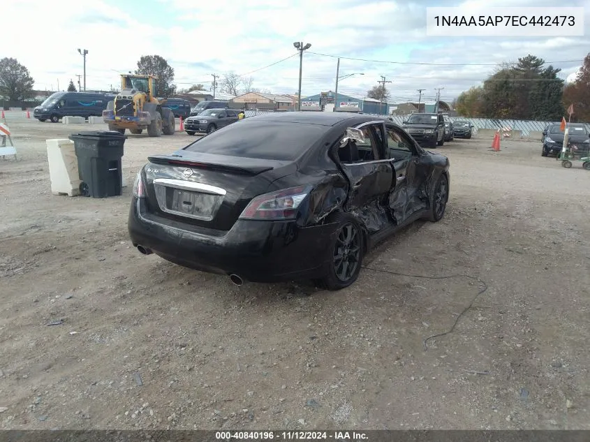 1N4AA5AP7EC442473 2014 Nissan Maxima 3.5 S