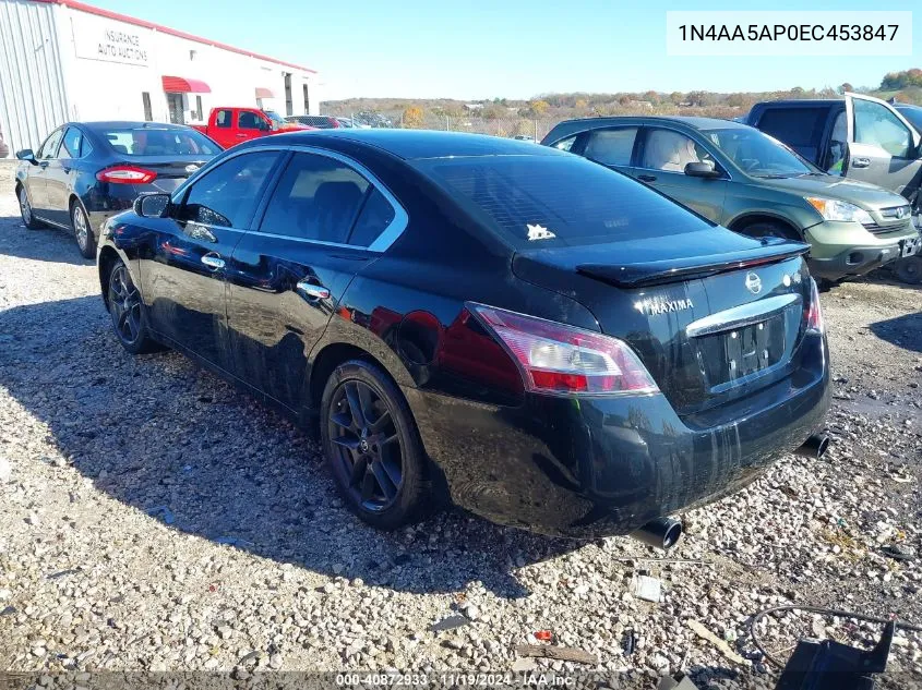 2014 Nissan Maxima 3.5 S VIN: 1N4AA5AP0EC453847 Lot: 40872933