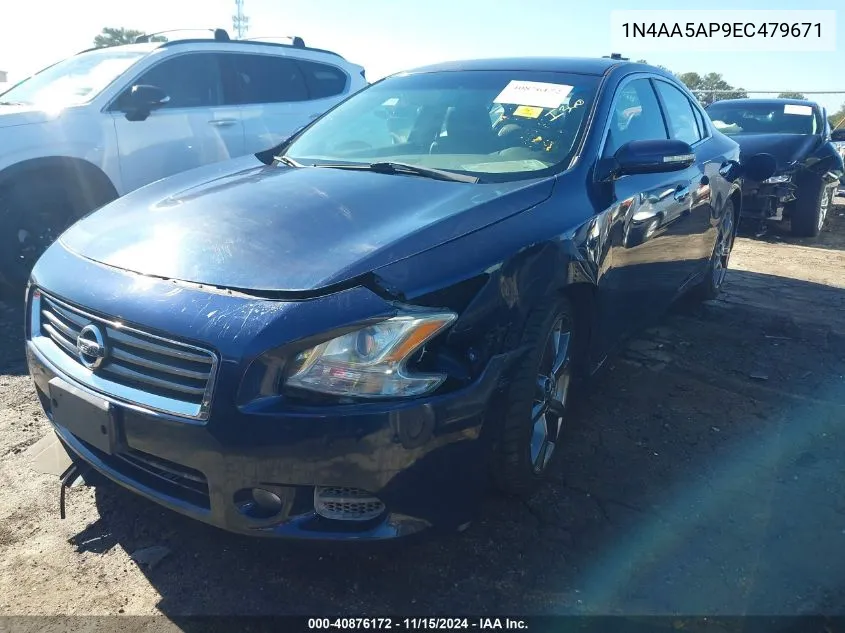 2014 Nissan Maxima 3.5 Sv VIN: 1N4AA5AP9EC479671 Lot: 40876172