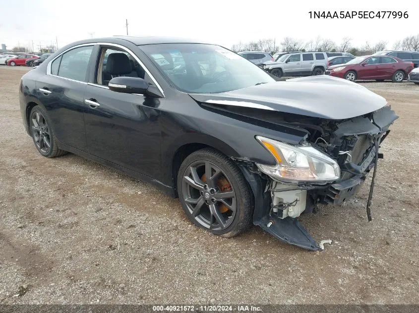 2014 Nissan Maxima 3.5 Sv VIN: 1N4AA5AP5EC477996 Lot: 40921572