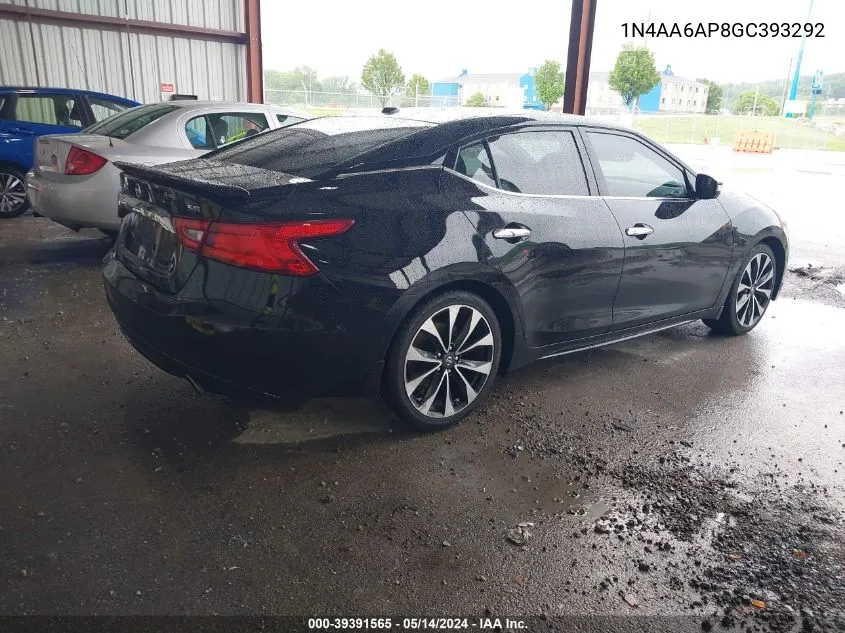 1N4AA6AP8GC393292 2016 Nissan Maxima 3.5 Sr