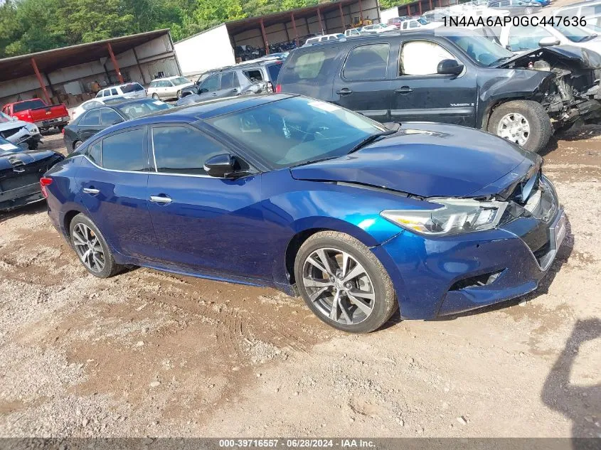 1N4AA6AP0GC447636 2016 Nissan Maxima 3.5 Sl