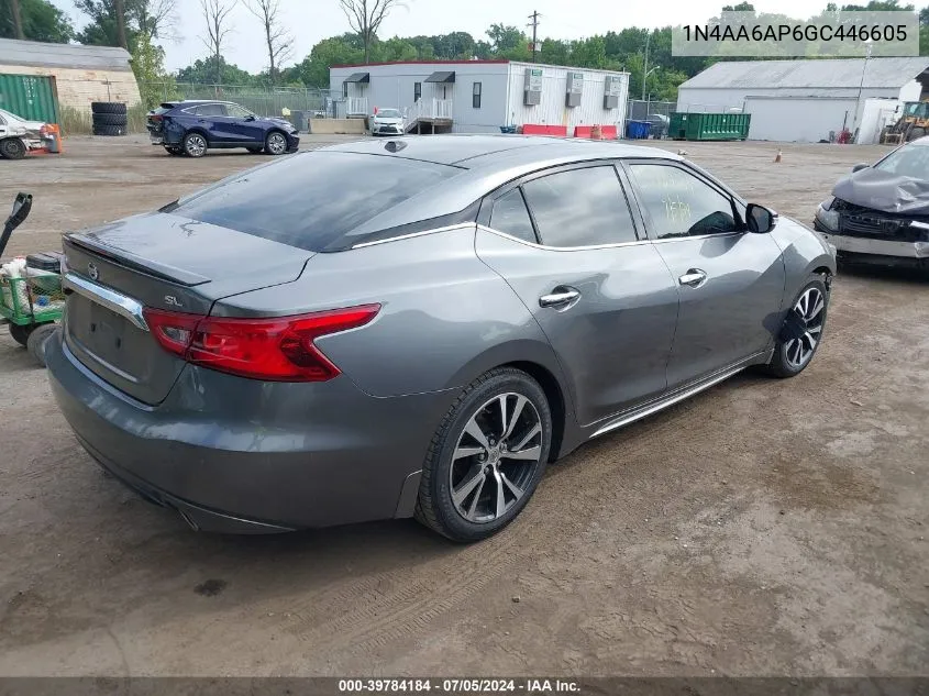 1N4AA6AP6GC446605 2016 Nissan Maxima 3.5 Sl