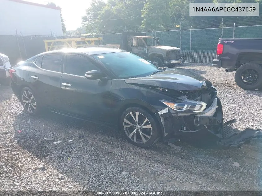 1N4AA6AP6GC437659 2016 Nissan Maxima 3.5 Platinum