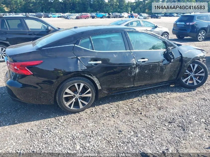 1N4AA6AP4GC416583 2016 Nissan Maxima 3.5 S