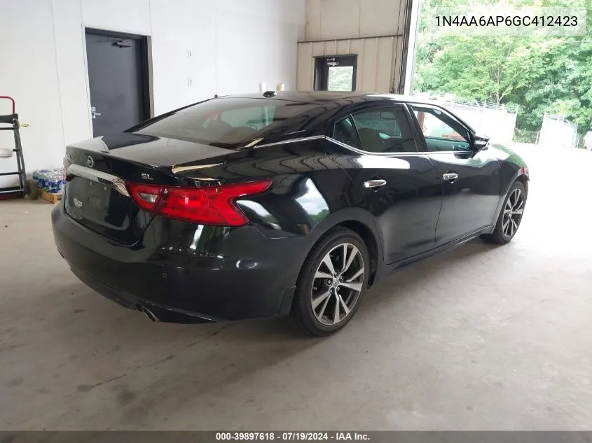 1N4AA6AP6GC412423 2016 Nissan Maxima 3.5 Sl