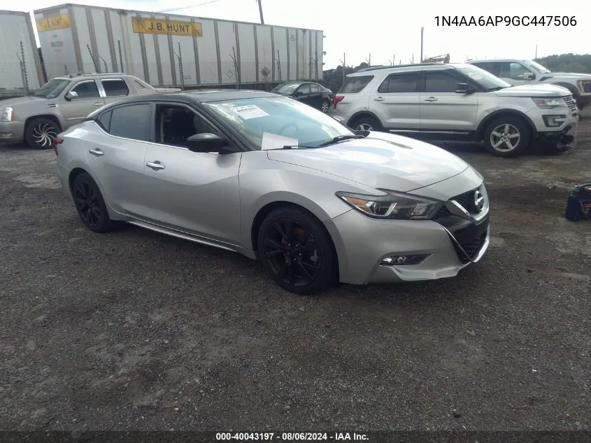 1N4AA6AP9GC447506 2016 Nissan Maxima 3.5 Platinum/3.5 S/3.5 Sl/3.5 Sr/3.5 Sv