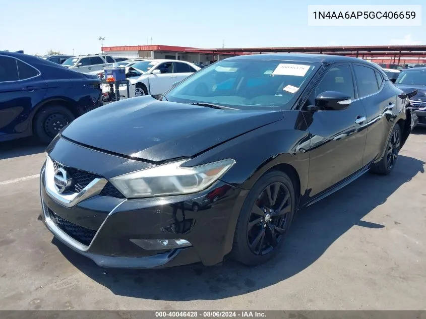 1N4AA6AP5GC406659 2016 Nissan Maxima 3.5 Sl