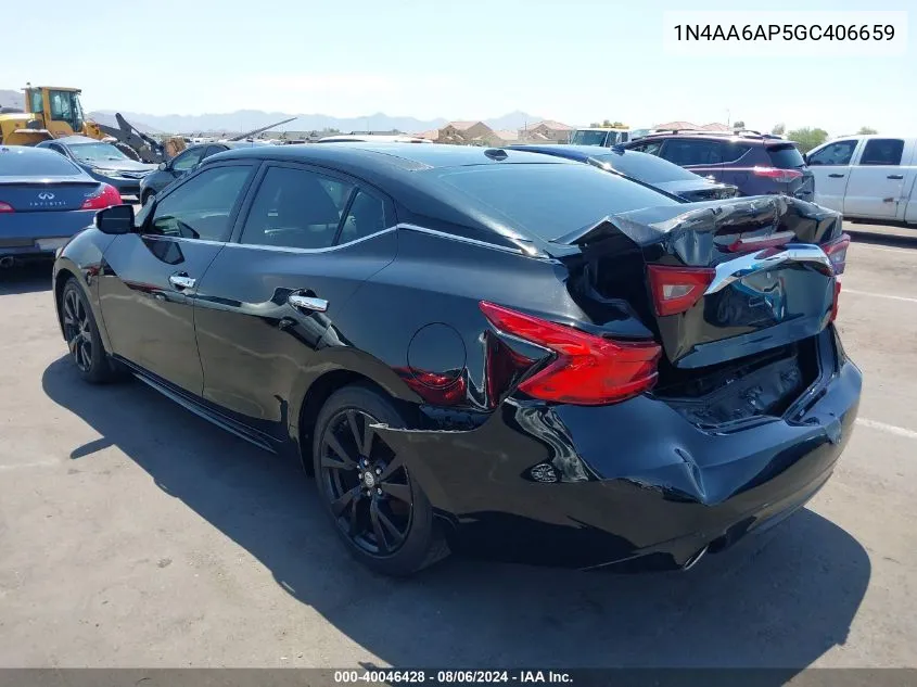 1N4AA6AP5GC406659 2016 Nissan Maxima 3.5 Sl