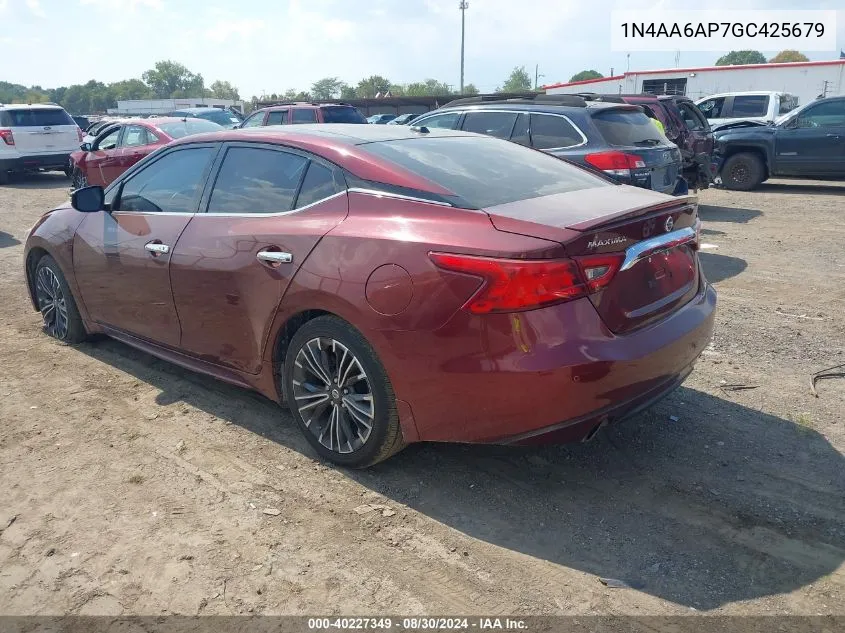 1N4AA6AP7GC425679 2016 Nissan Maxima 3.5 Sl