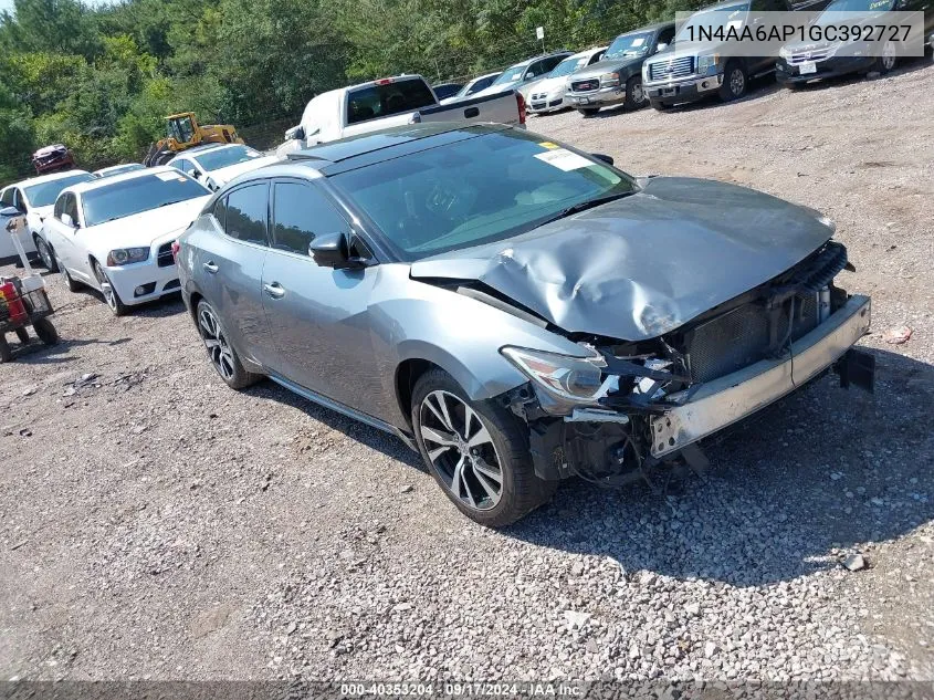 1N4AA6AP1GC392727 2016 Nissan Maxima 3.5 Platinum