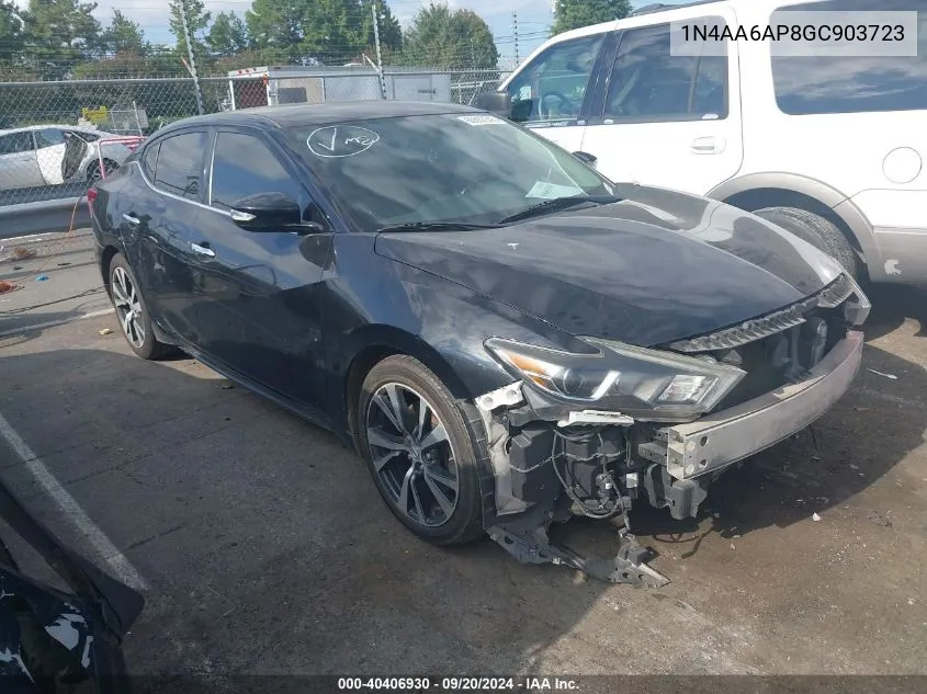 1N4AA6AP8GC903723 2016 Nissan Maxima 3.5 Sv