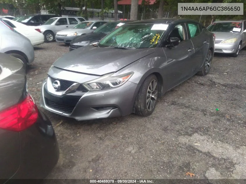 1N4AA6AP6GC386650 2016 Nissan Maxima 3.5 Platinum