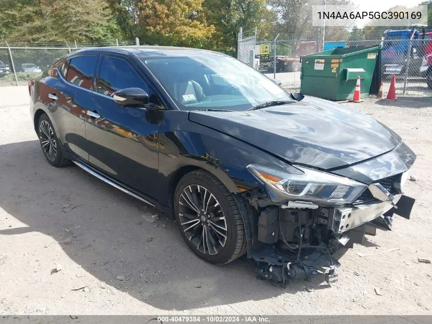 2016 Nissan Maxima 3.5 Platinum VIN: 1N4AA6AP5GC390169 Lot: 40479384