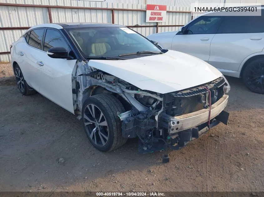 1N4AA6AP6GC399401 2016 Nissan Maxima 3.5 Sl