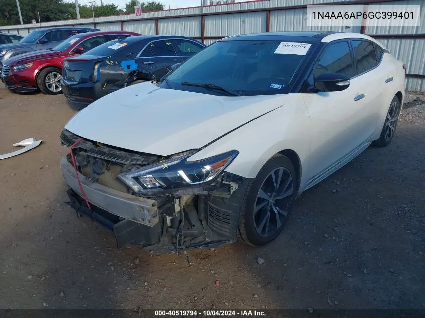 1N4AA6AP6GC399401 2016 Nissan Maxima 3.5 Sl