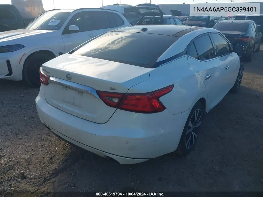 1N4AA6AP6GC399401 2016 Nissan Maxima 3.5 Sl