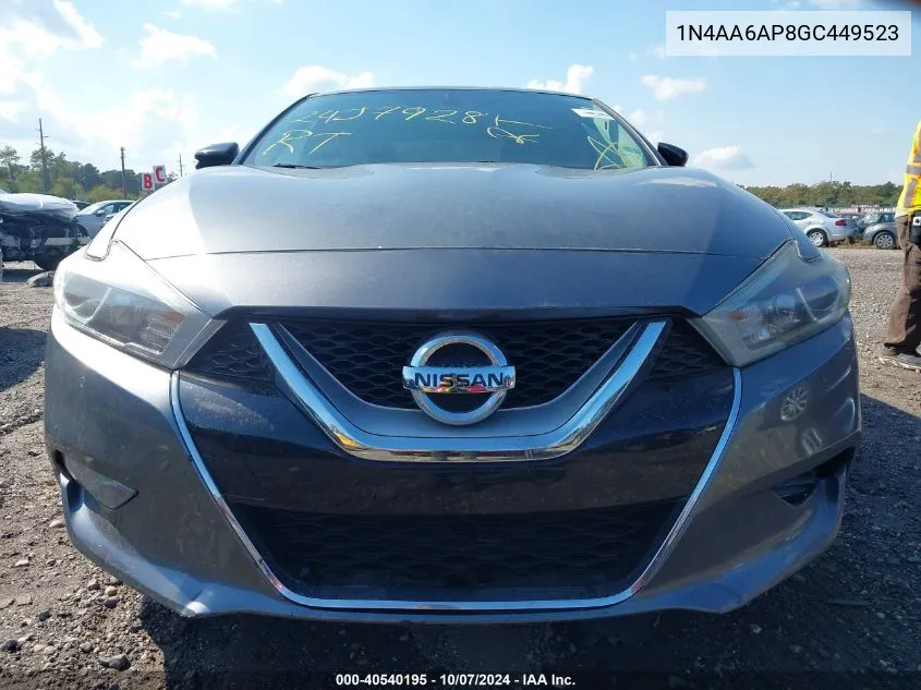 1N4AA6AP8GC449523 2016 Nissan Maxima 3.5 Sv