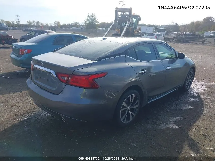 1N4AA6AP6GC907205 2016 Nissan Maxima 3.5 S