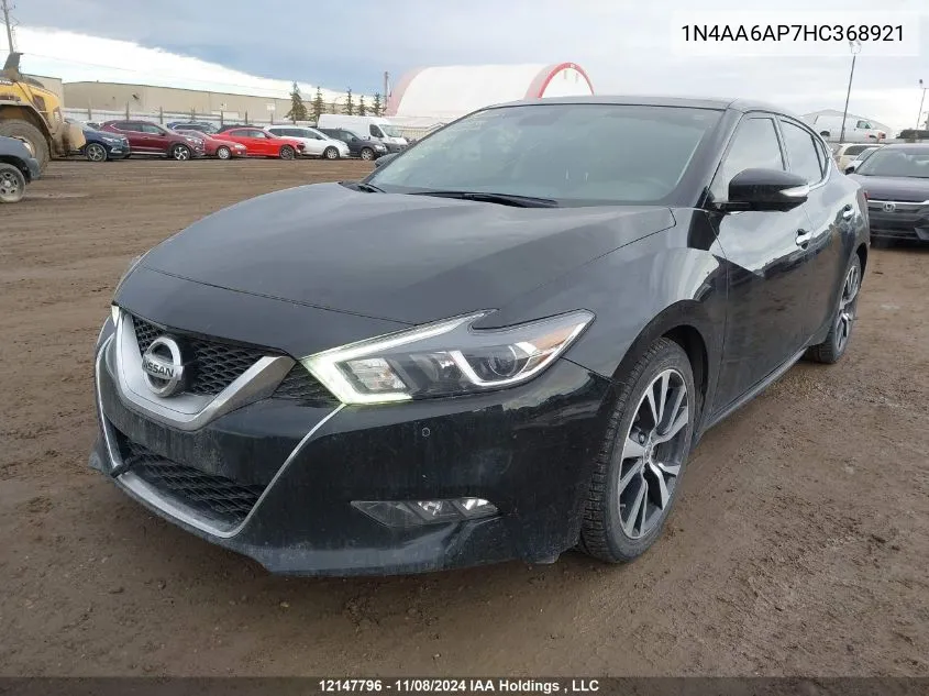 2017 Nissan Maxima VIN: 1N4AA6AP7HC368921 Lot: 12147796