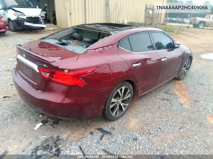 1N4AA6AP2HC409066 2017 Nissan Maxima 3.5 Sl