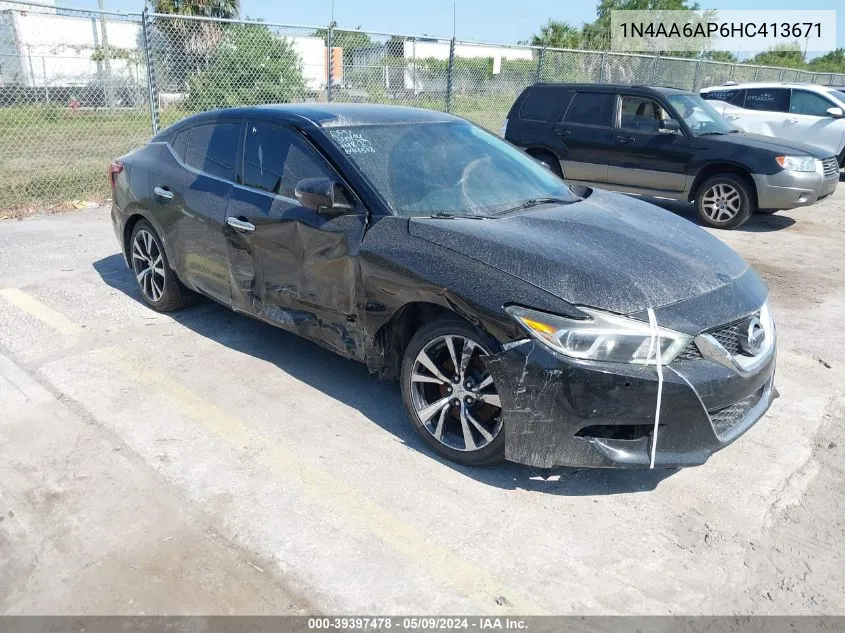 1N4AA6AP6HC413671 2017 Nissan Maxima 3.5 Sv