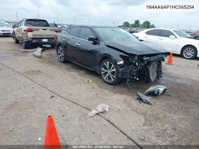 1N4AA6AP1HC365254 2017 Nissan Maxima 3.5 Platinum