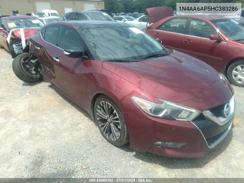 1N4AA6AP5HC383286 2017 Nissan Maxima 3.5 Sl