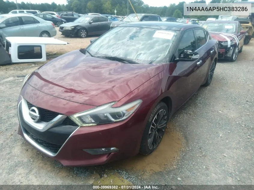 1N4AA6AP5HC383286 2017 Nissan Maxima 3.5 Sl