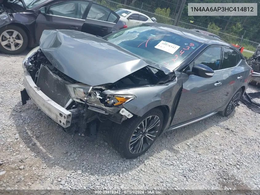 1N4AA6AP3HC414812 2017 Nissan Maxima 3.5 Sv